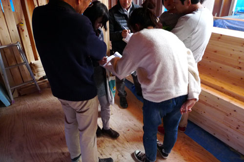 東松山の二世帯住宅　スイッチやコンセントの位置確認