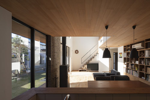 キッチンの正面に階段を　＠縁の繋がる家　その6